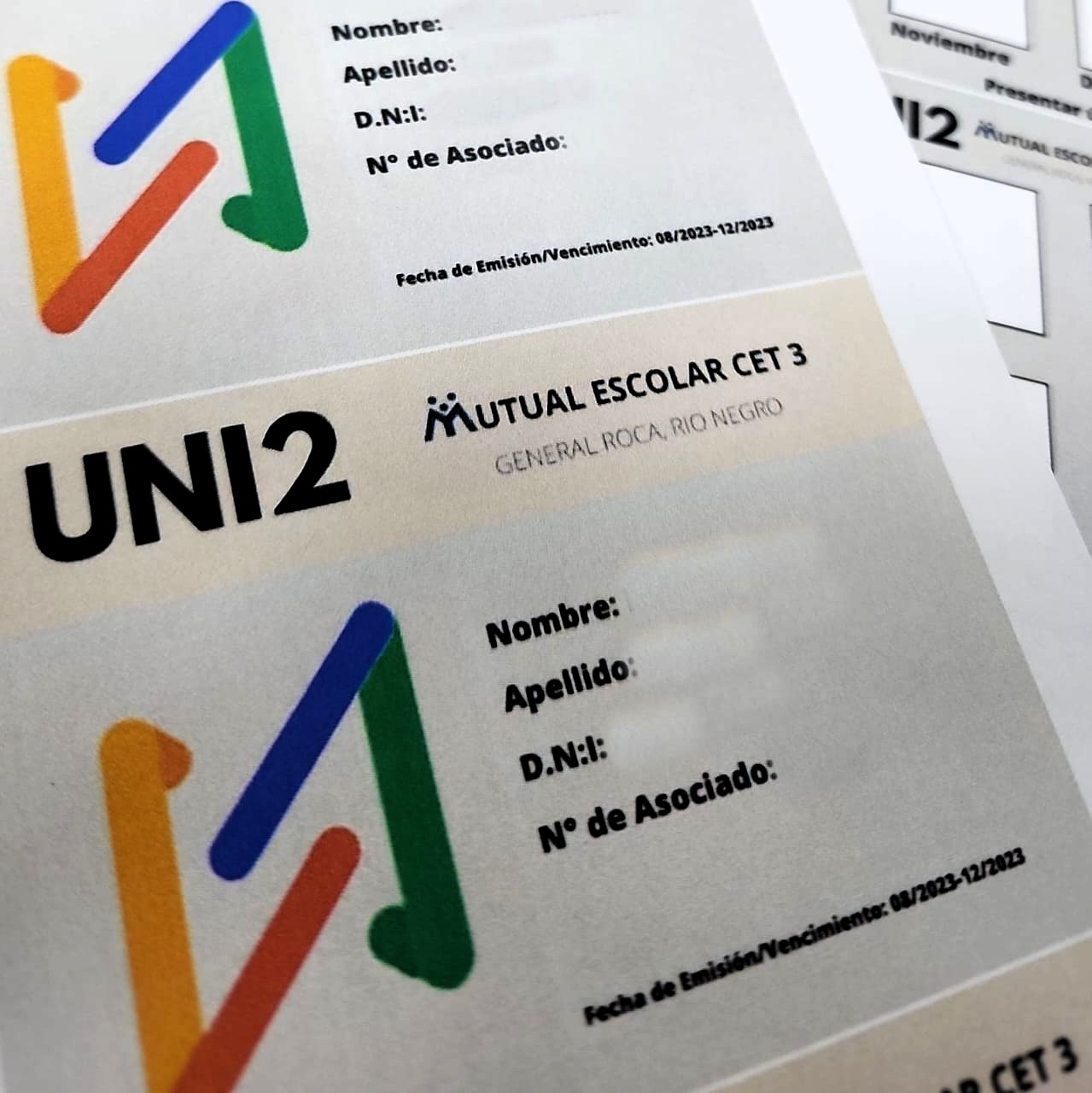 credenciales de asociados